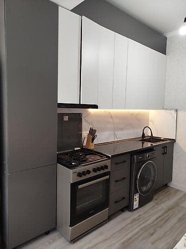 Недвижимость: 1 комната, 34 м², Кок-Жар мкр Элитка, 6 этаж, Дизайнерский ремонт — 4