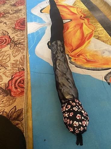 окуу кийим: Мягкая игрушка «Змея» ручной работы. - Длина: около 1–1,2 м (по фото — 3