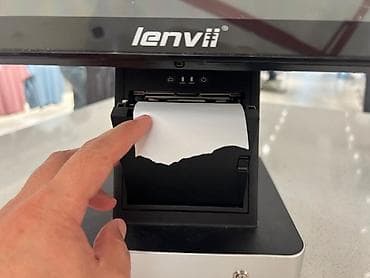 Вендинговые аппараты: POS‑терминал Lenviі с сенсорным экраном и встроенным термопринтером — 1