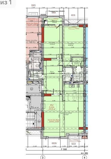 Продажа квартир: 3 комнаты, 137 м², Элитка, 10 этаж, Готовая ПСО (под самоотделку) — 3