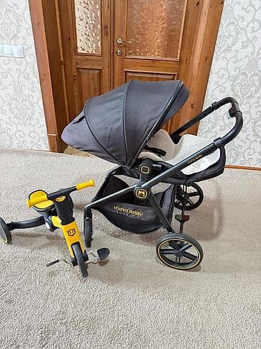 anex коляска цена: Коляска прогулочная INING BABY + детский беговел/велобеговел — 1