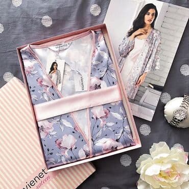 белая ночная сорочка: Нижнее белье в широком ассортименте Пижамы Бишкек ХалатЫ Бишкек — 8