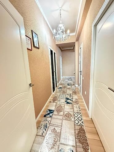 Квартиры: 3 комнаты, 118 м², Асанбай мкр Элитка, 8 этаж, Евроремонт — 9
