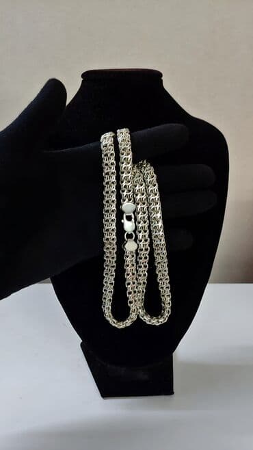 самые красивые свадебные платья в мире: Цепь "Гермес" Серебро 925 проба Вес 75 грамм Длина 65 см Ширина 10 мм — 3