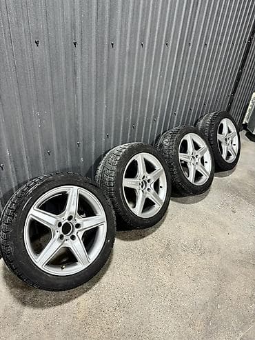 winter: Колеса в сборе 225 / 50 / R 17, Зима, Б/у, Комплект, Легковые, Литые, отверстий - 5 — 2