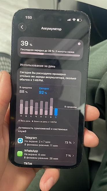 imac 2019: IPhone 14 Pro, Б/у, 256 ГБ, Черный, Кабель, 80 % — 7