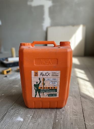Грунтовка глубокого проникновения AlinEX Primer в оранжевой