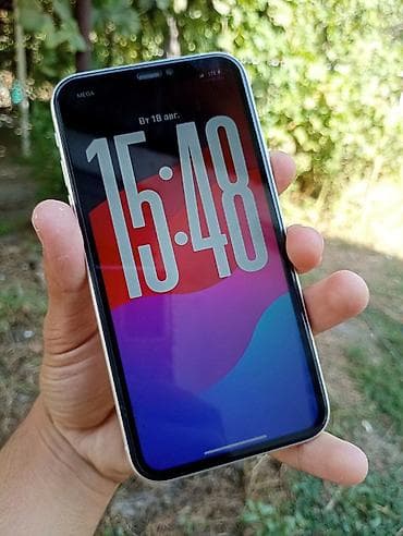 cs 55 plus: IPhone 11, Б/у, 64 ГБ, Серебристый, Защитное стекло, 66 % — 9
