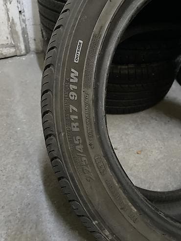 6300: Шины 225 / 45 / R 17, Лето, Б/у, Пара, Легковые, Корея, Kumho — 5