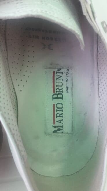 Мужские туфли, 44, Б/у, цвет - Белый, Самовывоз