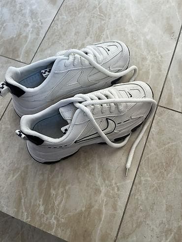 nike tech flece: Белые кроссовки с массивной подошвой - Цвет: белый с черными — 2