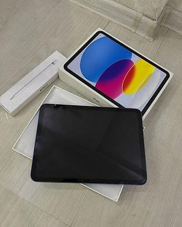 iphone 9 pro: IPad в синем цвете с оригинальной коробкой и Apple Pencil. Планшет — 1