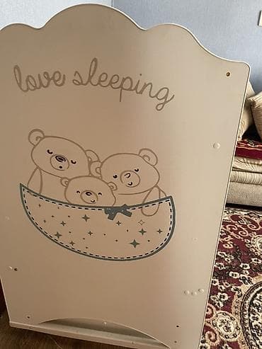 полозья: Люлька, Колыбель, Дерево, цвет - Белый — 3