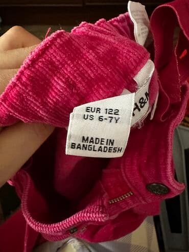 брендовые вещи оригинал: Джинсы и брюки, цвет - Розовый, Б/у — 3