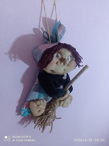 бойка алма: Продаю интерьерную подвесную куклу "Бабу Ягу"- 500с. и "Муху" - 300с — 2