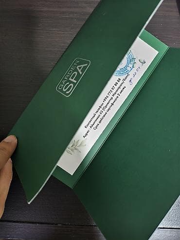 c 63: Подарочный сертификат Garden SPA - Номинал: 3000 сом, продаю за 2300 — 2