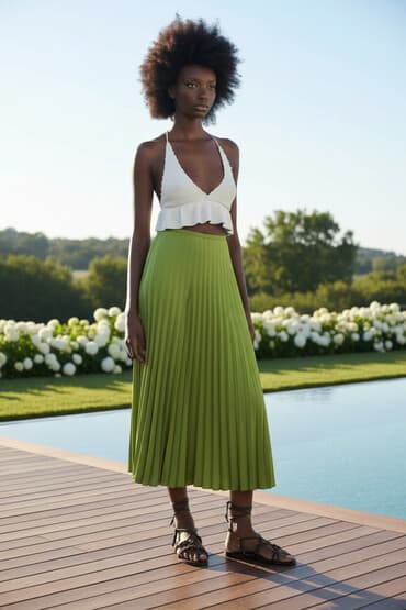 теннисный юбка: Юбка Zara новая — 1