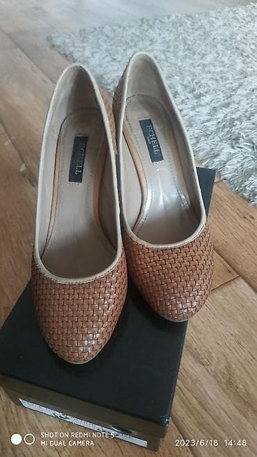 женская обувь кожа турция: Туфли из натуральной кожи, красивое плетение, размер 36, в отличном — 2