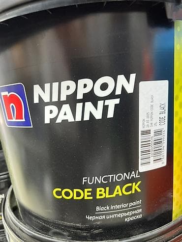 чернитель резины: Функциональная черная интерьерная краска Nippon Paint Code Black — 1