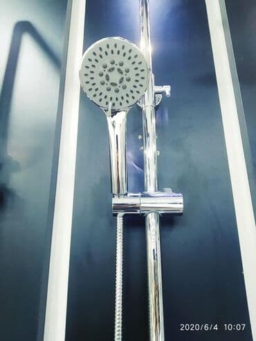 зеркало для душа: Душевная стойка цвет никель АЮ GRANDул Чокана Валиханова 2 помещения — 3