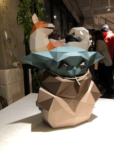 3d сетка: Полигональные 3D фигурки из бумаги на заказ и в наличии любые — 1