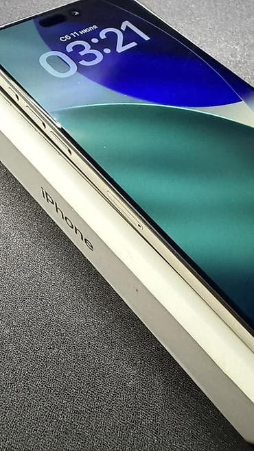 Техника и электроника: IPhone 15 Pro Max, Б/у, 256 ГБ, Natural Titanium, 82 % — 6