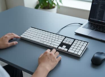 Клавиатура, Мембранная, Проводное подключение, Размер: 100%