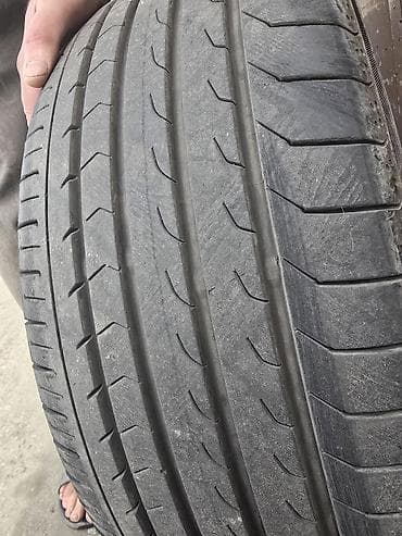 Шиналар жана дисктер: Дөңгөлөктөр монтажда 235 / 50 / R 18, Жай, Колдонулган, Комплект, Жеңил унаалар, Куйма, тешиктери - 5 — 3