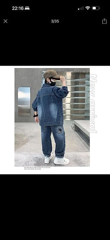 фирмы джинсовой одежды: Комплект, цвет - Голубой — 5