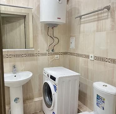 Батирлер: 1 бөлмө, 45 м², Туңгуч мкр Элитка, 8 кабат, Евро оңдоо — 5