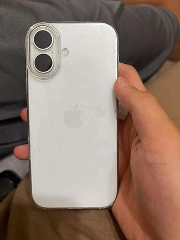 защищённые ноутбуки: IPhone 17, Б/у, 256 ГБ, Белый, Чехол, 100 % — 1