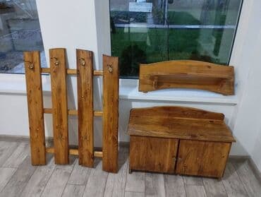 прихожие б у: Гарнитур для прихожей, Б/у, Вешалка, Тумба, Дерево, Платная доставка — 2