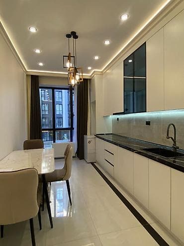 продаю квартиру иссык куль: 2 комнаты, 76 м², Элитка, 2 этаж, Евроремонт — 2