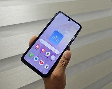 samsung galaxy a33: Samsung Galaxy A35, Б/у, 128 ГБ, цвет - Синий, 1 SIM, 2 SIM, eSIM — 5