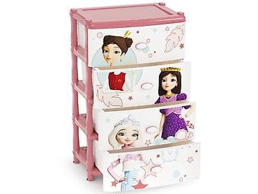 пластиковый комод для вещей: Комод для одежды, Без зеркала, Пластик, цвет - Белый — 5