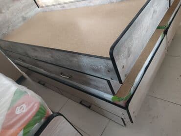 новые кровати: Односпальная кровать, Новый, С матрасом, длина - 190 см — 9