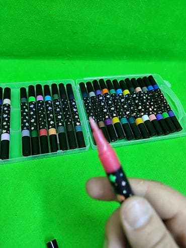 magic box: Глиттер маркеры для детского рисования и творчества🖍️ Комплектация — 4