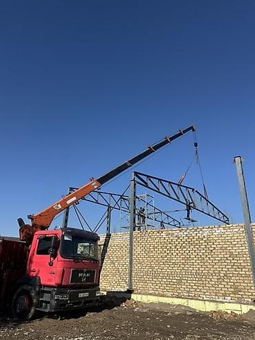 экскаватор кемин: Услуги манипулятора/кран-борта MAN - Подъём и монтаж — 1