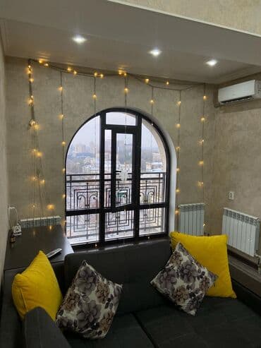 квартира бишкек долгосрочная: 1 комната, Душевая кабина, Постельное белье, Кондиционер — 4