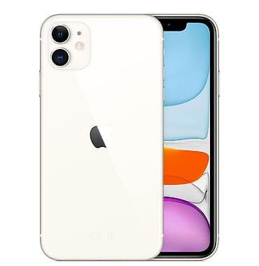 IPhone 11, Б/у, 128 ГБ, Белый, 100 %