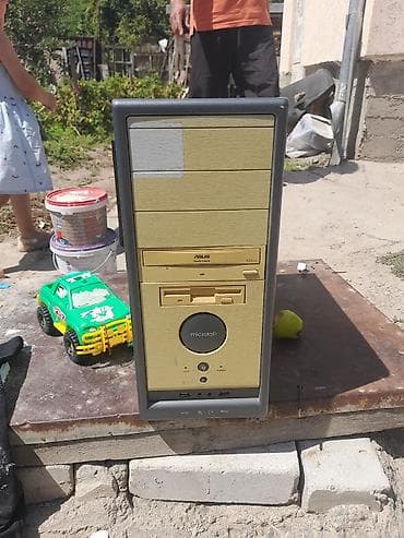 рации для авто: Корпус ПК, Б/у, ATX, цвет - Желтый — 1