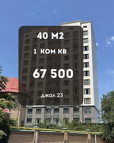 312: 1 комната, 40 м², Нижний Джал (Джал-23) Элитка, 3 этаж, Евроремонт — 1