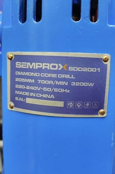 sem: Дрели алмазного сверления, От 2700 до 3200 Вт, Новый — 2