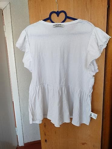 Блузка, Крестьянка, Пахта, Solid print lalafo.kg да Блузка, Крестьянка, Пахта, Solid print