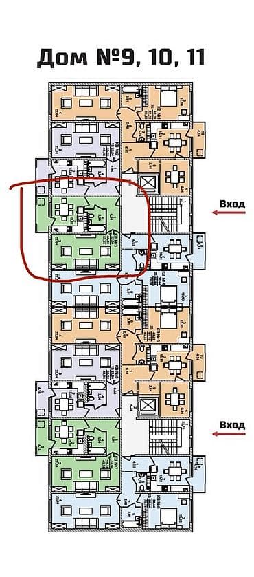 Батирлер: 1 бөлмө, 48 м², Шаардык МАИ 108-серия, 6 кабат, ПСО (өз алдынча бүтүрүү) — 7