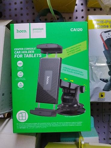 tablets: Держатель для телефона/планшета HOCO CA120 (Center Console Car Holder — 1