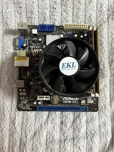 ddr3: Материнская плата для ПК, ASRock, LGA1155, Micro-ATX — 1