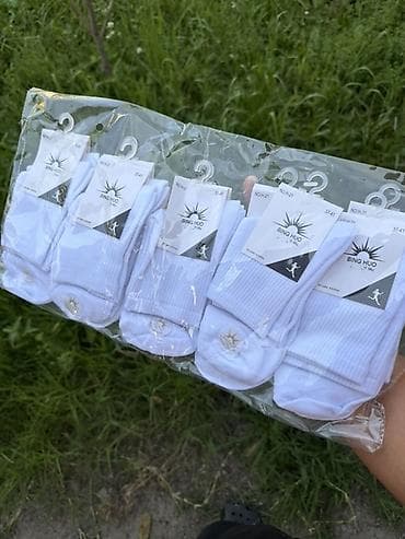 Личные вещи: 🧦 Белые короткие носки — без швов, хлопок Мягкие, дышащие носки из — 2