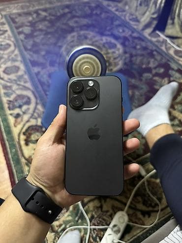 airpods pro node: IPhone 14 Pro, Б/у, 128 ГБ, Черный, 100 % — 4
