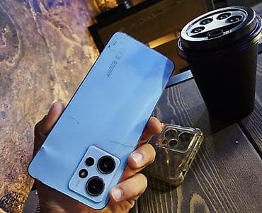note 9t: Redmi, Redmi Note 12, Б/у, 128 ГБ, цвет - Голубой, 2 SIM — 2